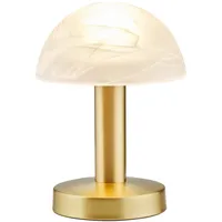 Trio Leuchten LED Tischleuchte Fynn II 599110108, Metall Messing