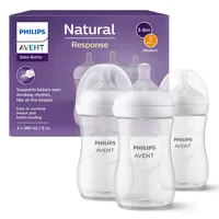 Philips Avent Natural Response Babyflasche 260ml, mittlere Durchflussrate -