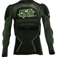 Acerbis X-Fit Future, Protektorenshirt - Schwarz/Neon-Gelb - XXL