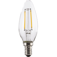 Xavax LED-Filament, E14 806lm ersetzt 60W, Kerzenlampe, Warmweiß (00112822)