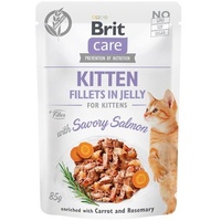 Brit Care Cat Pouch Kitten - Savory Salmon 85g