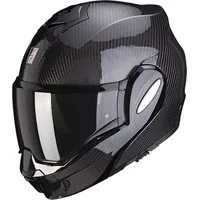 Scorpion EXO-Tech Evo Carbon Solid Modularhelm - Schwarz -