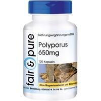 Fair & Pure Polyporus 1300mg pro Tagesdosis, 120 Kapseln,