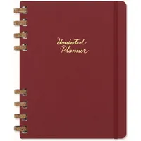 Moleskine Germany GmbH Moleskine Undatierter Monatsplaner, 12-Monats-Spiralplaner mit Festem