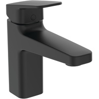 Ideal Standard Waschtischarmatur Ceraplan H90 mit Ablaufgarnitur Schwarz Matt
