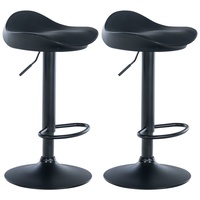 CLP 2er Set Barhocker Alisson schwarz