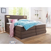 Collection AB Boxspringbett COLLECTION AB "Ninoni", braun, B:195cm L:210cm,