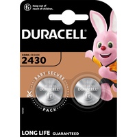 Duracell CR2430, 3V Batterie Lithium Knopfzelle, Batterien im 2er