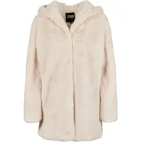URBAN CLASSICS Hooded Teddy Coat Jacke White 5XL