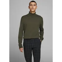 JACK & JONES Emil Knit Rollkragenpullover Olive Night /