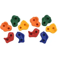 VidaXL Klettersteine 10 Stk. Mehrfarbig PE