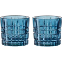 Nachtmann Square Votives Teelichthalter 2er Set Vintage Blue