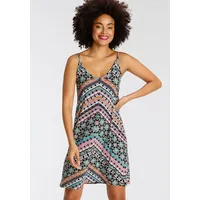 KangaROOS Sommerkleid festliche Anlässe, kniefreie Länge, trendiger Ethno-Look grün