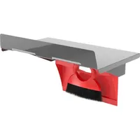 HAILO Universalablage 3271811 dunkelgrau mit Kehrset rot