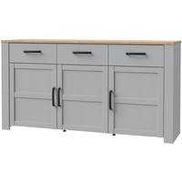 Möbel Kraft Sideboard ¦ weiß ¦ Maße (cm): B: