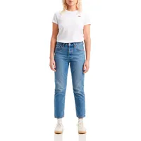 Levi's 501 Crop Jeans mit 7⁄8 Länge in Mittelblau-W32