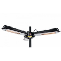 SUNRED® Parasol 2000 W silber