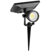 V-Tac Solarleuchte Metall 28,0 cm inkl. LED-Lampe schwarz