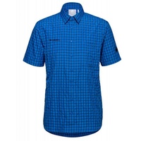 Mammut Lenni Shirt Herren Kurzarmhemd deep ice-marine S