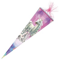 NESTLER Tradition in Emotion Schultüte Einhorn Märchenwald 85,0 cm