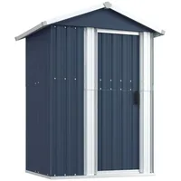 VidaXL Metallgerätehaus 1,26 x 0,98 x 1,77 m anthrazit