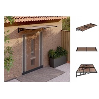 VidaXL Türvordach 199 x 90 cm schwarz