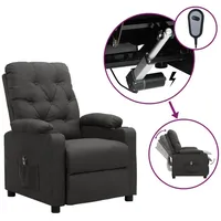 VidaXL Relaxsessel Elektrisch Dunkelgrau Stoff