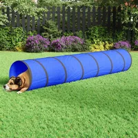 VidaXL Hundetunnel Blau Ø 50x300 cm Polyester