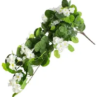 Botanic-Haus Kunstblume »Geranienhängebusch mit 10 Stielen«, beige