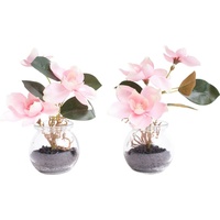 Botanic-Haus Kunstblume Magnolie im Glas«, rosa