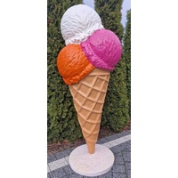 Casa Padrino Luxus Deko Eis im Hörnchen Mehrfarbig H.