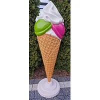 Casa Padrino Luxus Deko Eis im Hörnchen Bunt H.