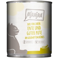 MjAMjAM Katze 6x800g Duo Ente und Pute mit Kürbis