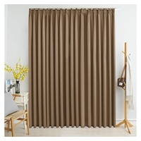 VidaXL Verdunkelungsvorhang mit Haken Taupe 290 x 245 cm