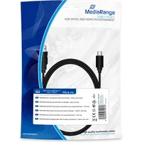 MediaRange MRCS182 USB Kabel 1,8 m Schwarz