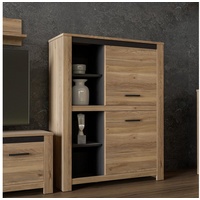 Forte Highboard, Mauvella eiche, cabezone eiche) , 36339231-0 B/H/T: