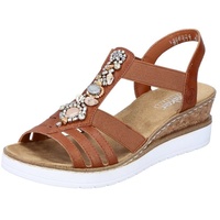 Rieker Damen Sandalen für Damen, braun, cayenne