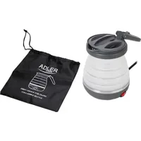 Adler Reisewasserkocher 0,6 l Transparent