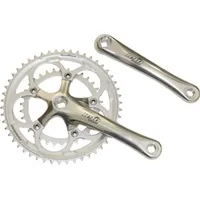 SunRace Fcr96 9s Kurbelgarnitur - Silver - 170 mm