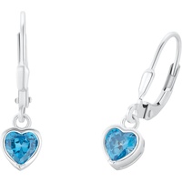 Prinzessin Lillifee Ohrhänger 925er Silber blau Damen