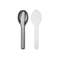 Mepal Ellipse Besteck-Set 3-teilig nordic black