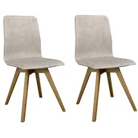 Andas Esszimmerstuhl ANDAS "Rania", weiß (milky, eiche natur), H:91cm