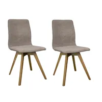 Andas Esszimmerstuhl ANDAS "Rania", braun (braun, eiche natur), H:91cm