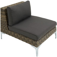Tectake Modulares Rattanset Villanova Mittelteil