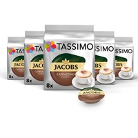 TASSIMO Jacobs Cappuccino Classico, 40 Kaffeekapseln, 5er Pack, 5