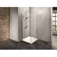 Dusbad Vital 2 Eckdusche mit Pendeltür links 100 x