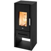 Blaze Kaminofen »Livia«, 8 kW, Schwarz, Metall, 45x109.2x46.8 cm,