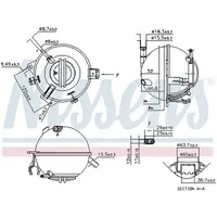 Nissens Ausgleichsbehälter, Kühlmittel ** FIRST FIT ** 996116