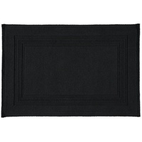 Rhomtuft Gala Schwarz 90 x 60 cm