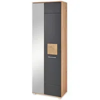 Innostyle Fun Garderobenschrank 65x195x38cm schwarz